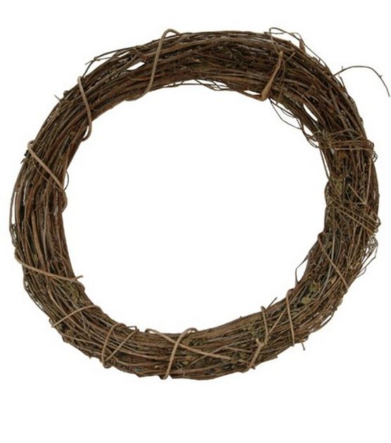 PEPPERLONELY 1 PC Natural Grapevine Wreath 12 Inch PEPPERLONELY 1 PC Natural Grapevine Wreath 12 Inch